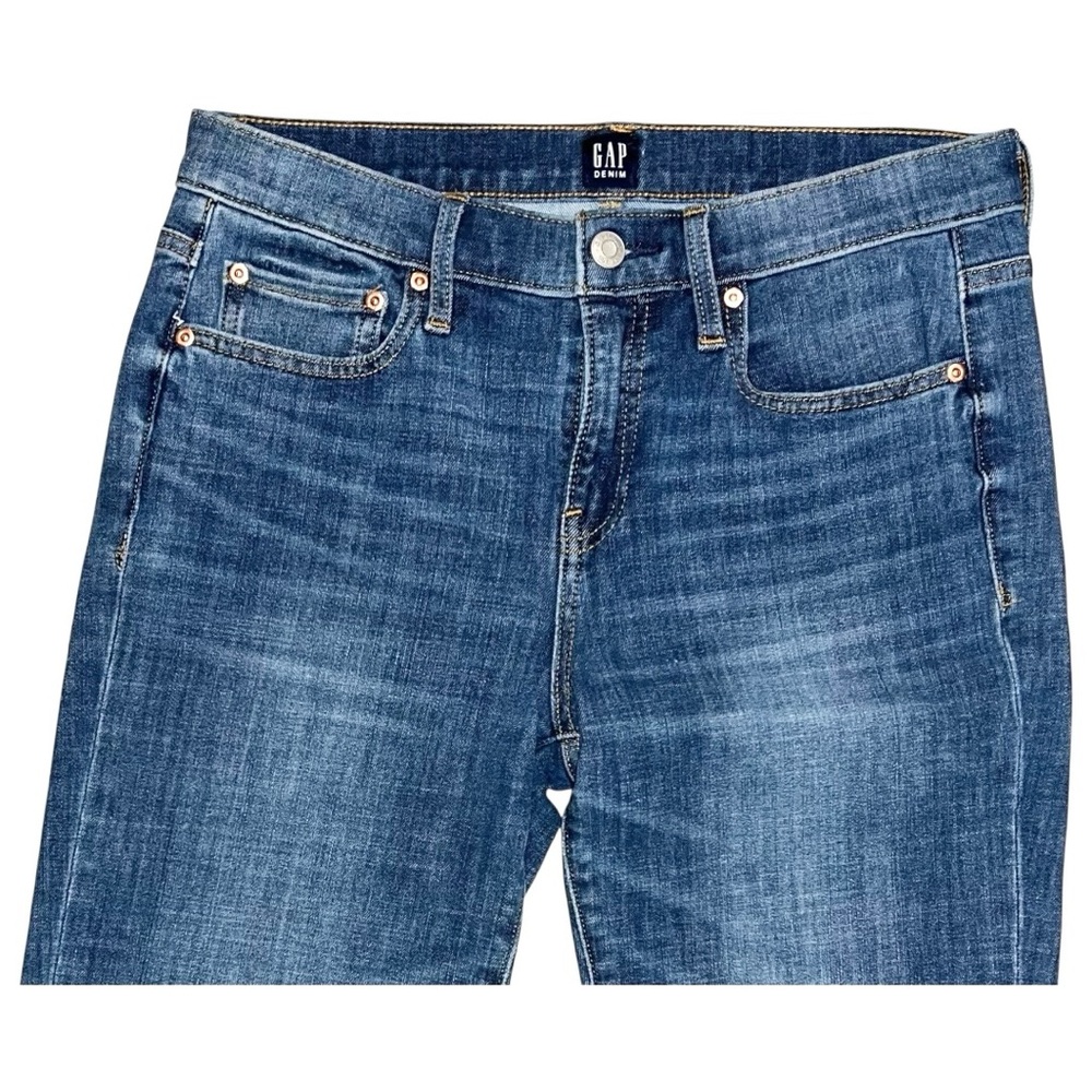 Gap Jeans Women’s Size 29 Regular Blue Denim Classic Straight 30x31 - Picture 2 of 9